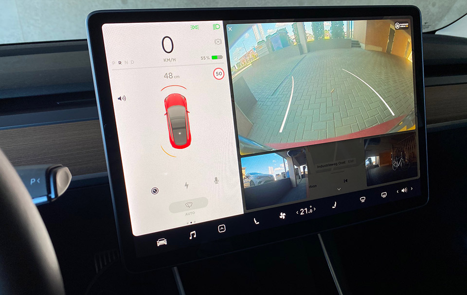Achteruitrijcamera update
