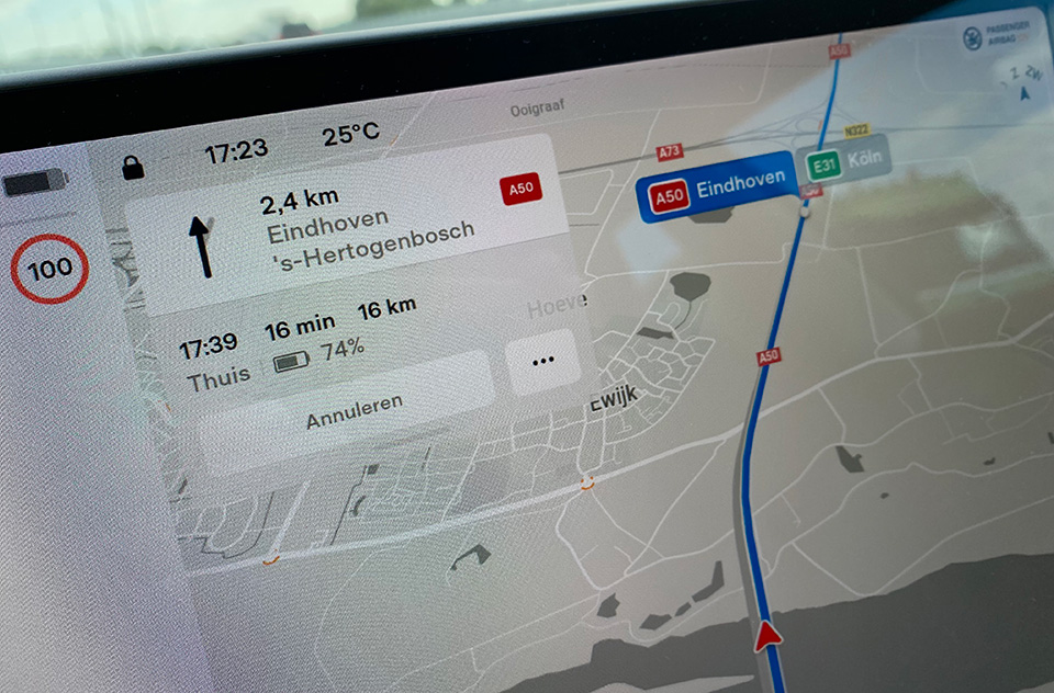 Bestemming en acculading bij aankomst Bestemming en acculading bij aankomst