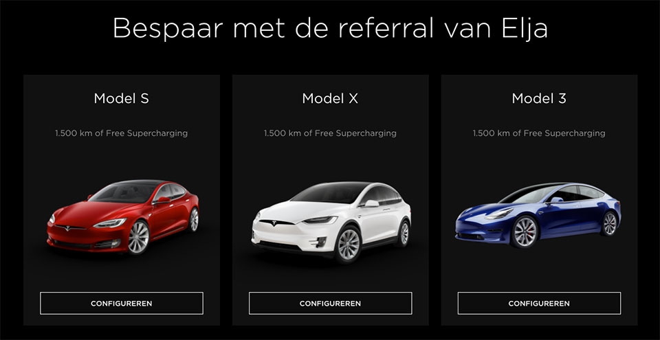Tesla referral programma Tesla referral programma