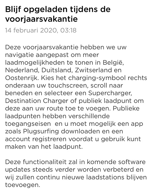 Tesla bericht Tesla bericht